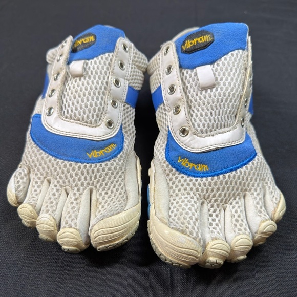 Vibram Mens Five Fingers KSO EVO Shoes Blue White EU 42 US 8.5-9.